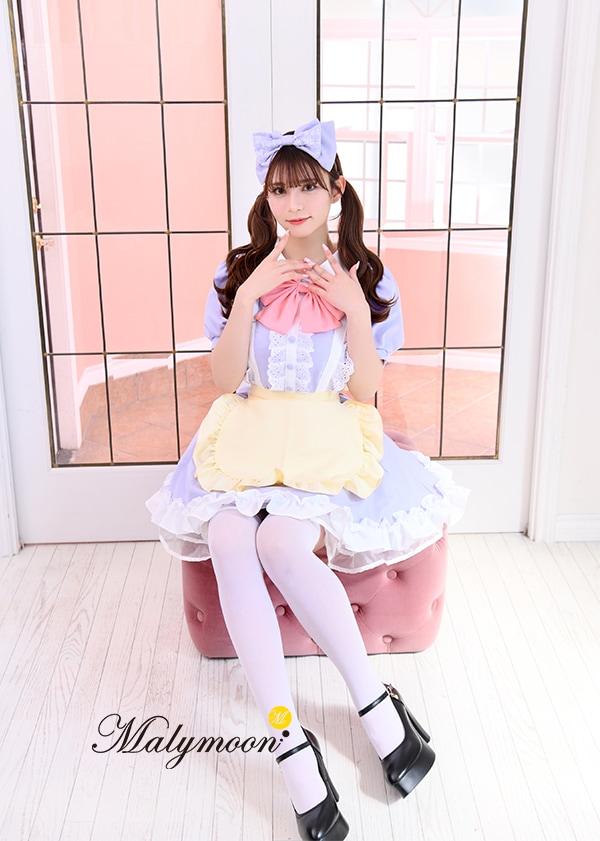 【レビュー投稿で白ニーハイプレゼント】【odr】完全受注オーダー高級メイド服《かわいいコスプレ4点セット》【odrm8167】