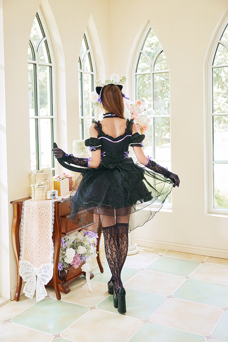 即日発送】ツインプリンセスキャットドレス《ハロウィンコスプレ15点