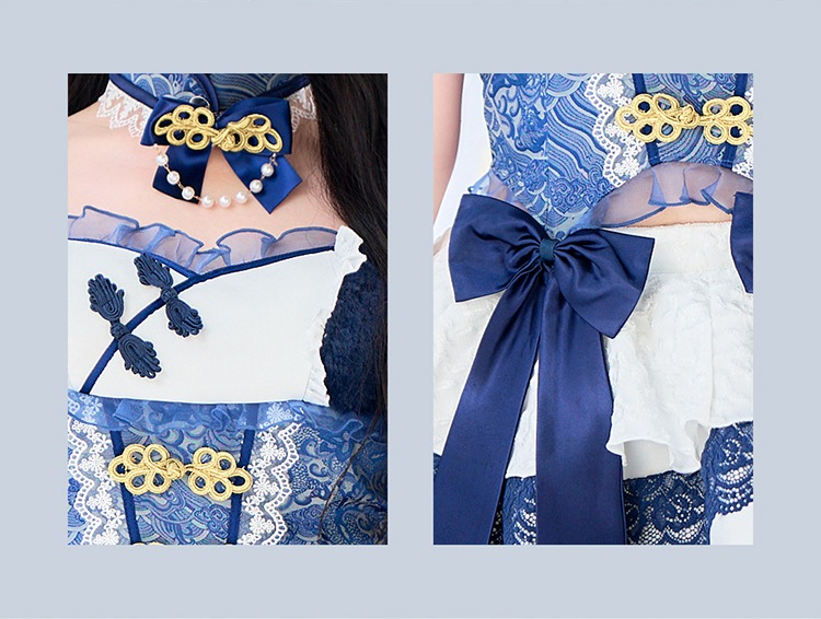 【予約-11月中旬頃より順次発送予定】【Mumei着用】フローティーリボンもこもこチャイナガール《オリジナルコスプレ8点セット》【Malymoon/マリームーン】【CS25125】