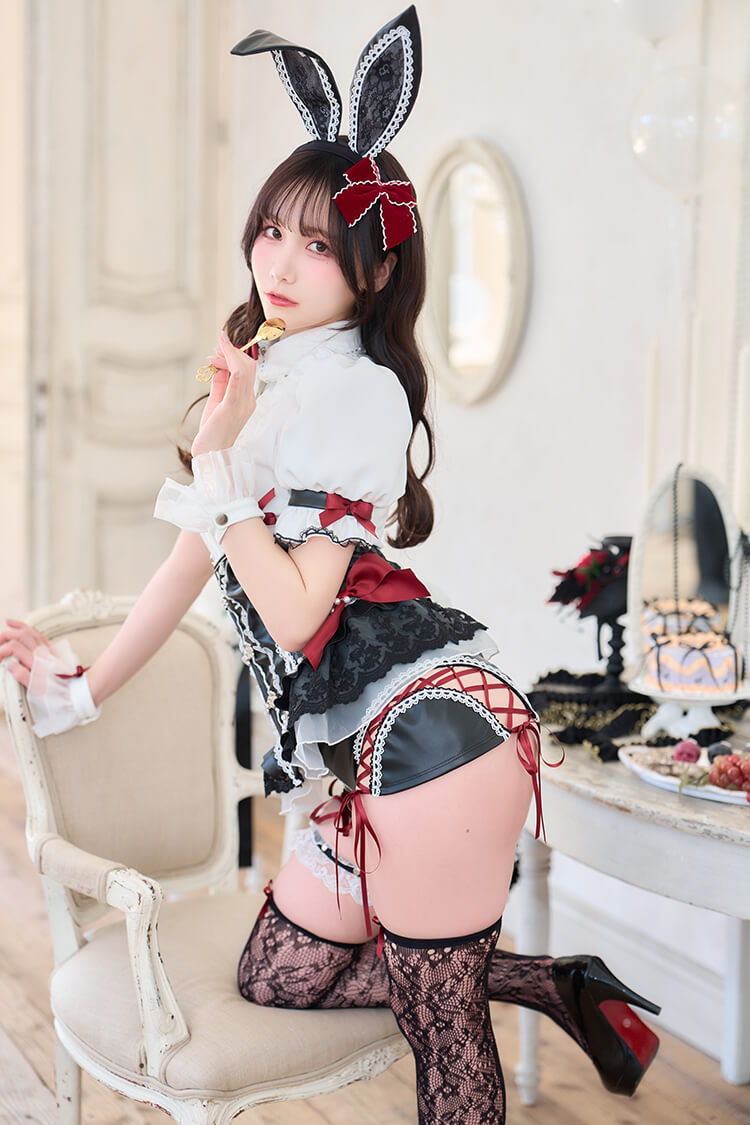 【即日発送】ローゼンノワールバニー《ハロウィンコスプレ12点セット》【Malymoon/マリームーン】【CS26007】