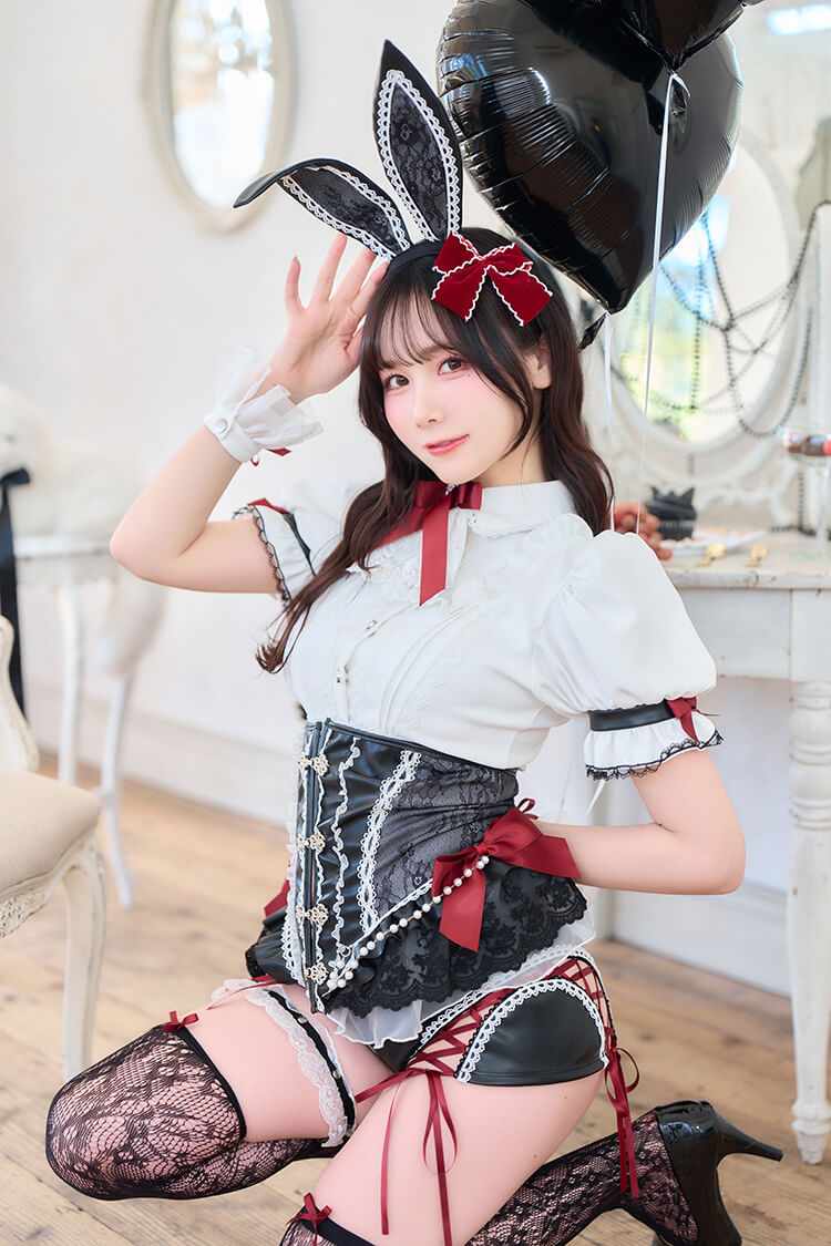 【即日発送】ローゼンノワールバニー《ハロウィンコスプレ12点セット》【Malymoon/マリームーン】【CS26007】