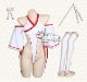 セクシー巫女コスプレ《かわいいコスプレ5点セット》【歪萌舎/WAI MENG SHE】【6127】|歪萌舎（WAI MENG SHE）|全てのコスチューム(all costume)