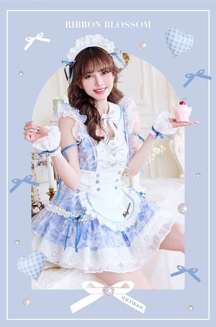 予約-1月中旬頃より順次発送予定】シフォンフリルブロッサムメイド