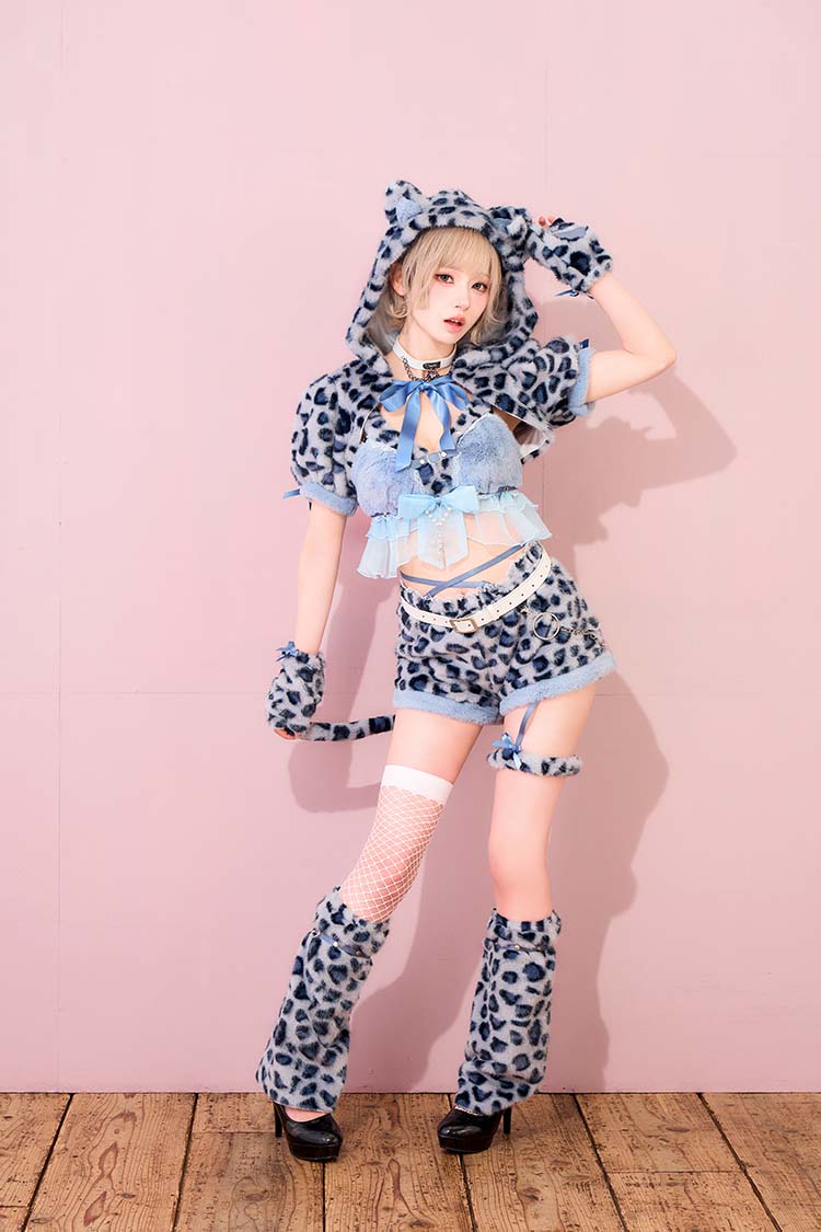 【即日発送】レオパドールフーディー《ハロウィンコスプレ15点セット》【Malymoon/マリームーン】【CS26013】