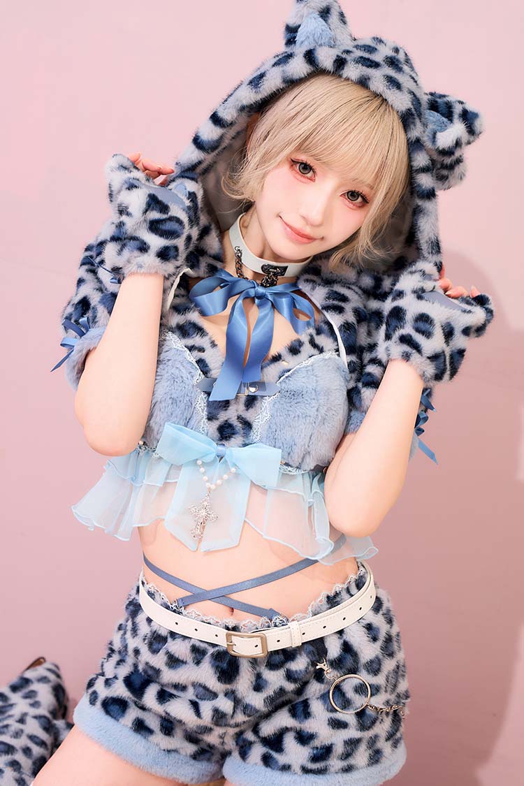 【即日発送】レオパドールフーディー《ハロウィンコスプレ15点セット》【Malymoon/マリームーン】【CS26013】