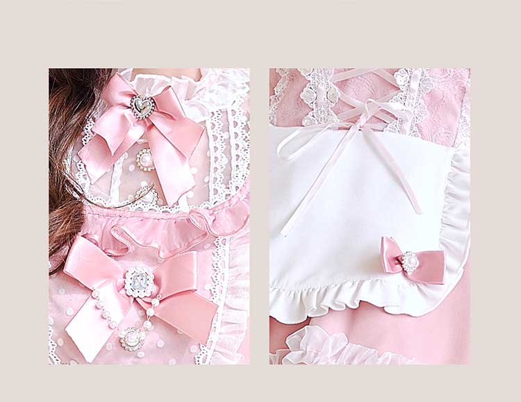 【即日発送】エレガンスシュシュロココメイド《オリジナルコスプレ7点セット》【Malymoon/マリームーン】【CS25194】