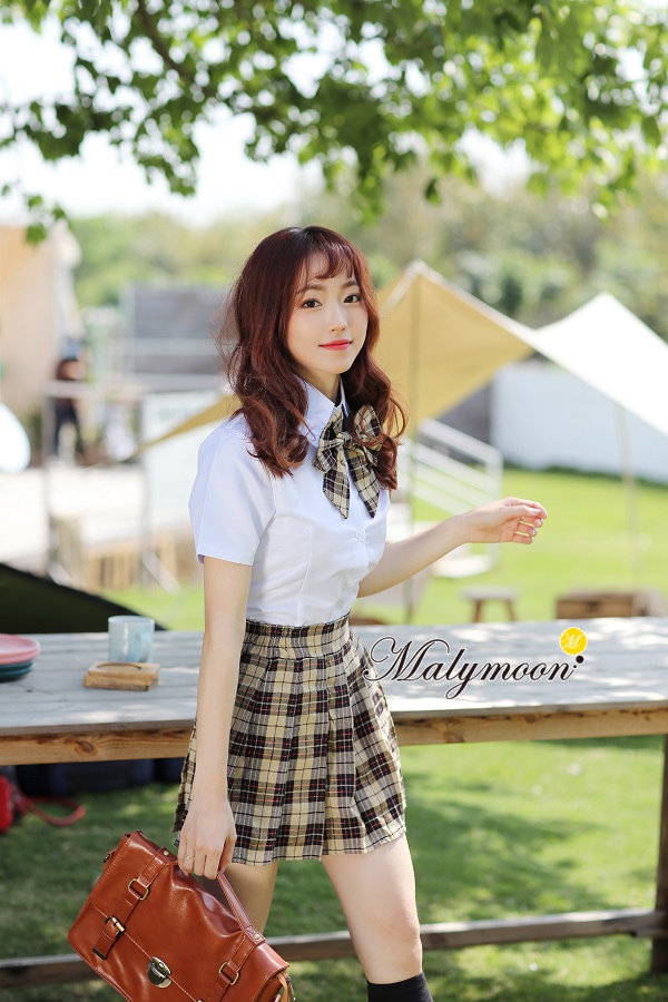 【即日発送】JK制服3カラー/女子高生/ミニスカプリーツスカート《ハロウィンコスプレ3点セット》【Malymoon/マリームーン】【6073】