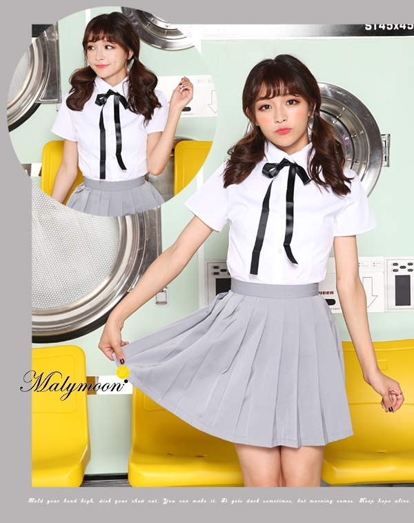【取り寄せ】JK制服/半袖女子高生《ハロウィンコスプレ3点セット》【Malymoon/マリームーン】【odr9108-2】