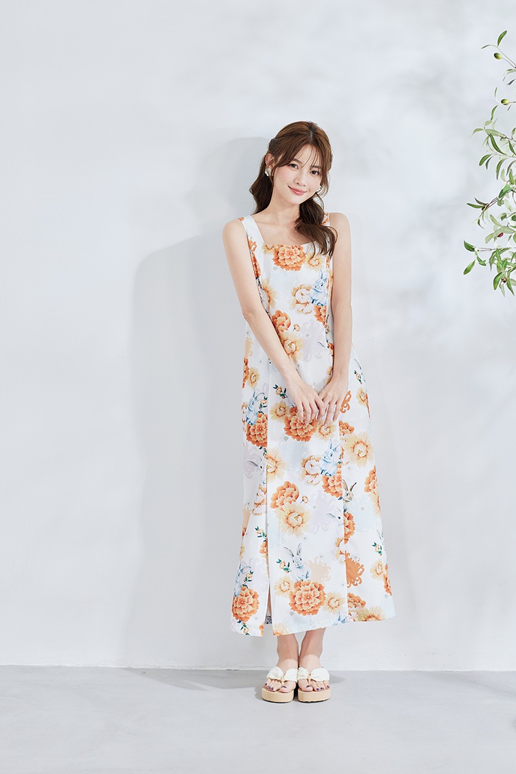 【2～3営業日で発送】メルヘンバニー橙花2way浴衣《浴衣4点セット》【Malymoon/マリームーン】【YK2510322】