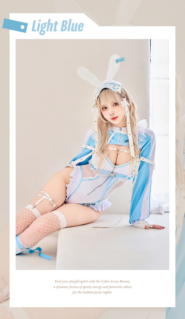新品未使用 コスプレ衣装 バニーガールナース【Malymoon/マリームーン】 マリームーン Malymoon バニー ナース メイド コスチューム