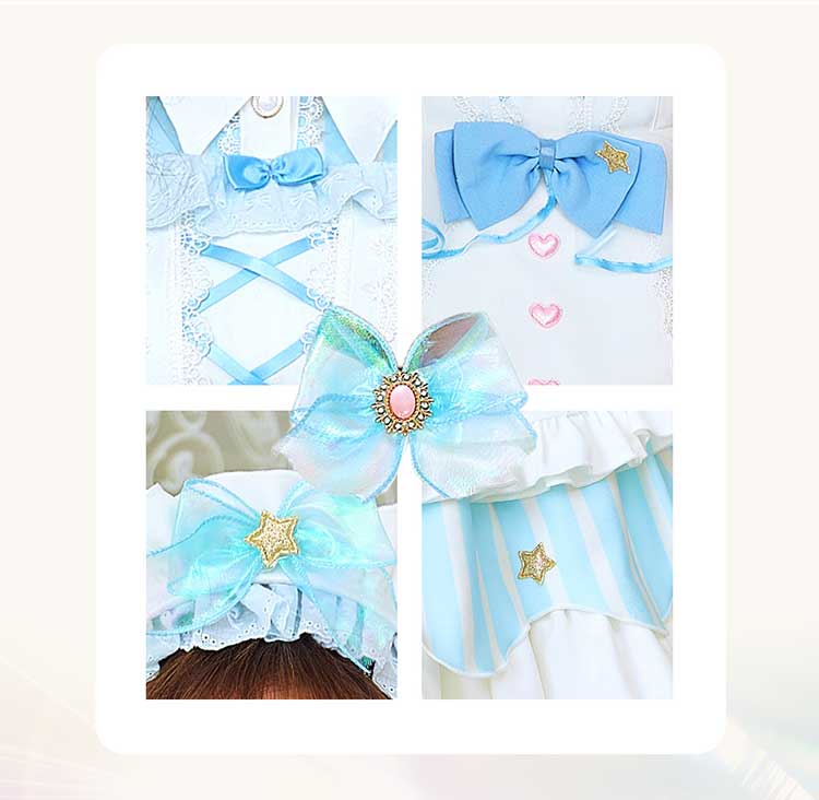 【即日発送】キュアリリィマジカルスカラップメイド《オリジナルコスプレ7点セット》【Malymoon/マリームーン】【CS25201】