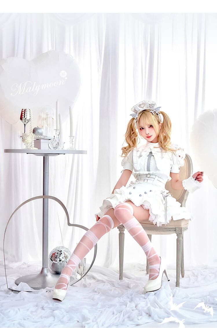 コスプレ Malymoon シルキークロスエッジヴァンパイアナース 白 予約】シルキークロスエッジヴァンパイアナース《オリジナルコスプレ8