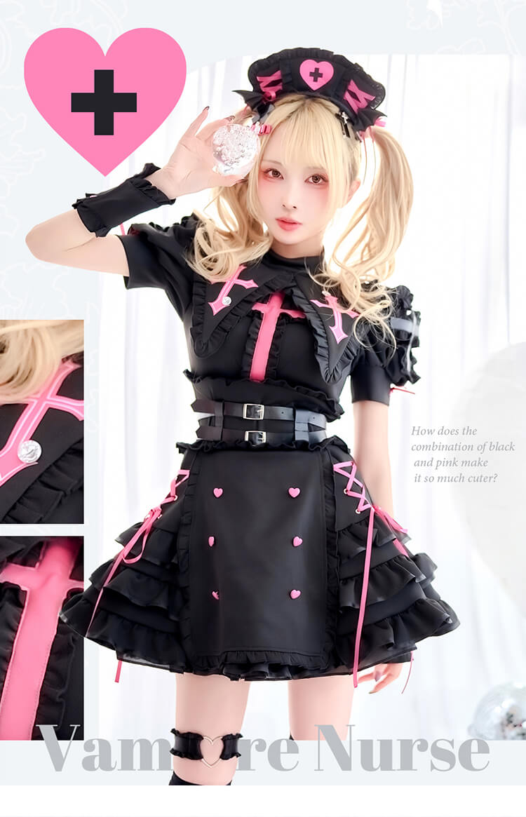 予約】シルキークロスエッジヴァンパイアナース《オリジナルコスプレ8