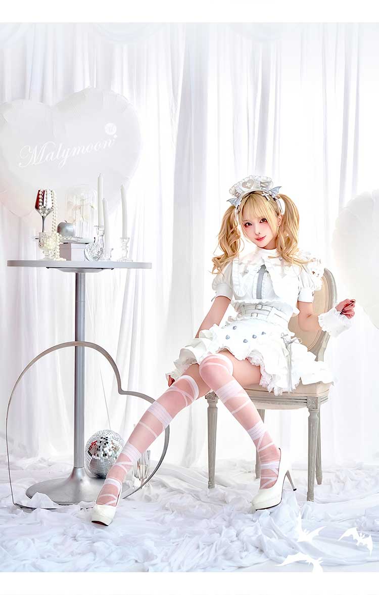 【予約】シルキークロスエッジヴァンパイアナース《オリジナルコスプレ8点セット》【Malymoon/マリームーン】【CS25202】