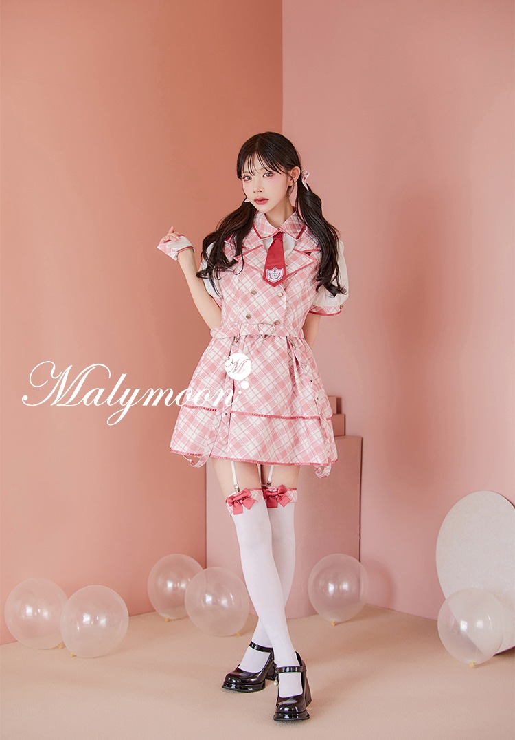 即日発送】アイドルチェックスクールガール《オリジナルコスプレ