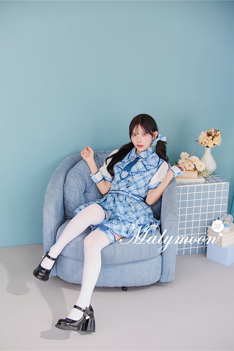 即日発送】アイドルチェックスクールガール《オリジナルコスプレ