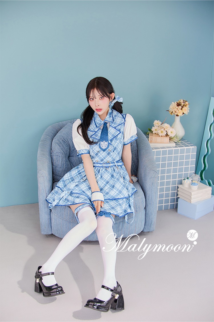 即日発送】アイドルチェックスクールガール《オリジナルコスプレ