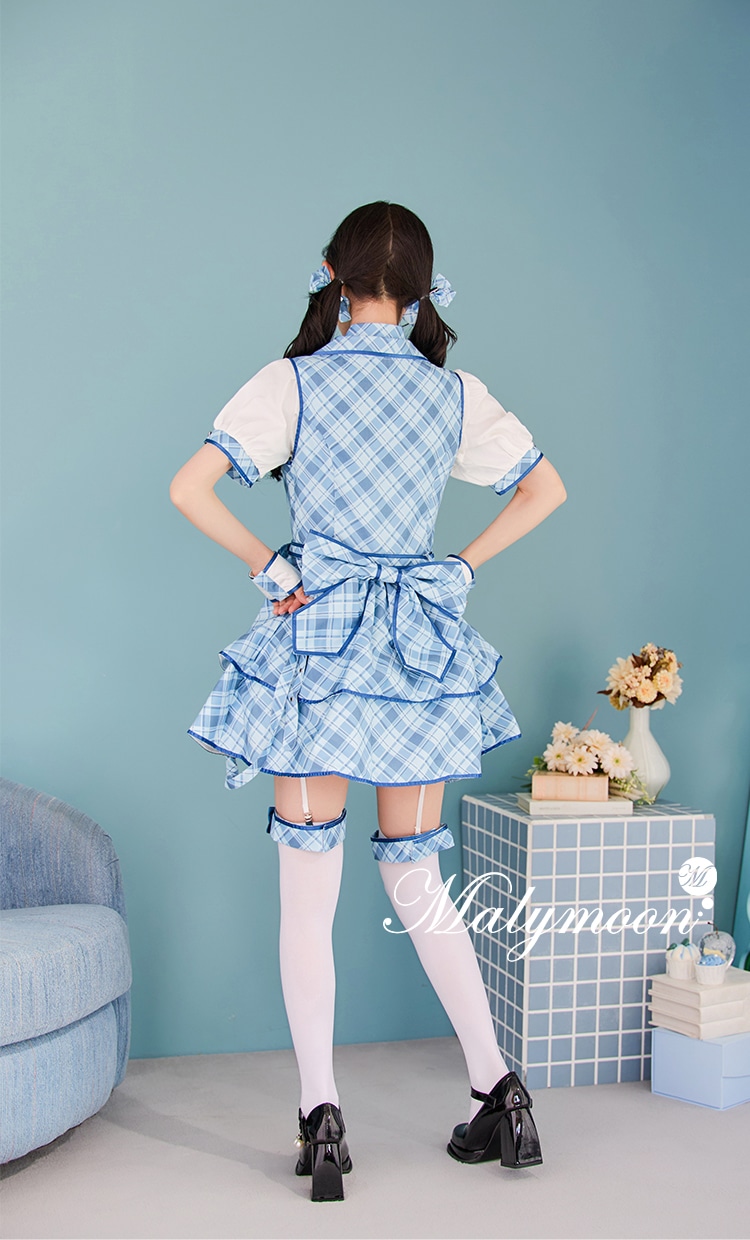即日発送】アイドルチェックスクールガール《オリジナルコスプレ