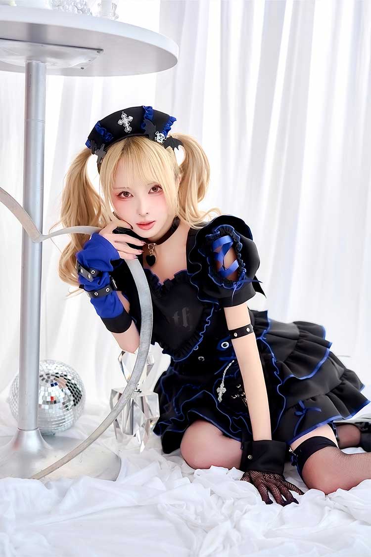 【予約-6月中旬頃より順次発送予定】ハートヴァンパイアナース《オリジナルコスプレ14点セット》【Malymoon/マリームーン】【CS25207】