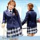 JK制服/紺ブレザー女子高生（ネイビー)チェック柄スカート/ネクタイ《ハロウィンコスプレ4点セット》【Malymoon/マリームーン】【odrDS1037】|女子高生・制服(school-unifor