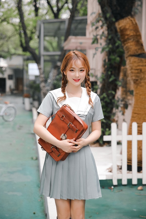 【Mサイズのみ即日発送】JK制服/半袖セーラー服女子高生《ハロウィンコスプレ3点セット》【Malymoon/マリームーン】【6751】