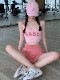 【ネコポス送料220円】BABEピンクセットアップ《おしゃれスポーティーウェア》【Malymoon/マリームーン】【1933】|キャミソール(camisole)|コスプレ小物
