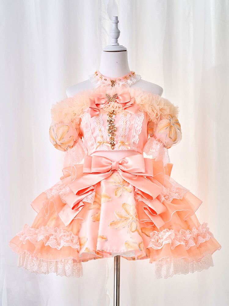 【2～5営業日で発送】【セレモニーコスチューム】コーラルフラワープリンセス【Malymoon/マリームーン】【CC26025】
