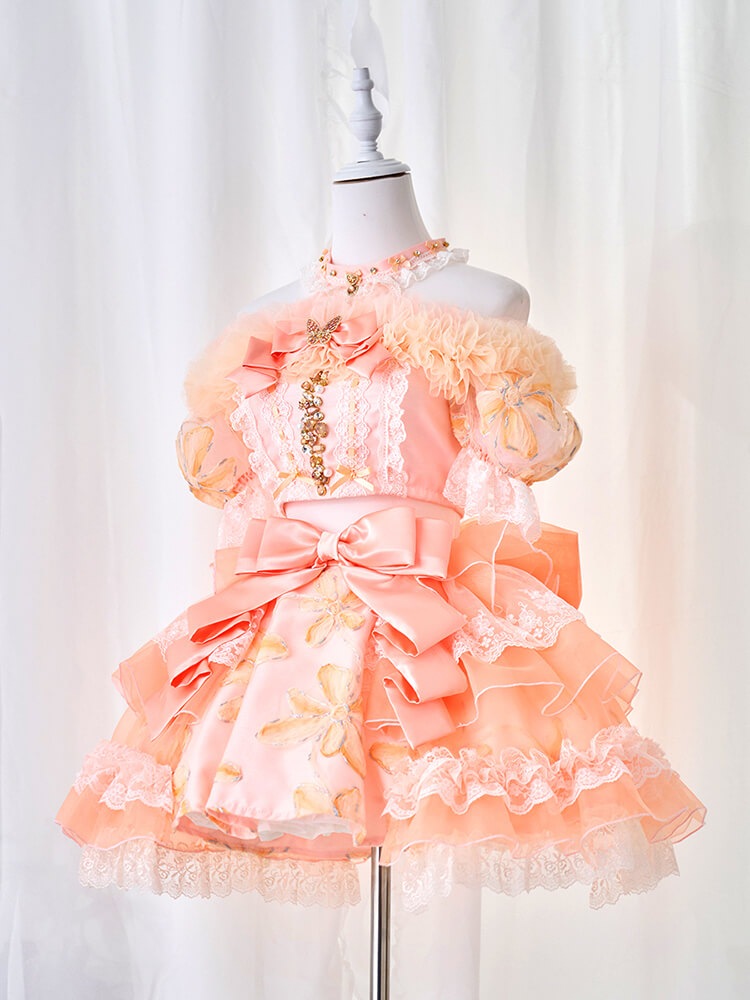 【2～5営業日で発送】【セレモニーコスチューム】コーラルフラワープリンセス【Malymoon/マリームーン】【CC26025】