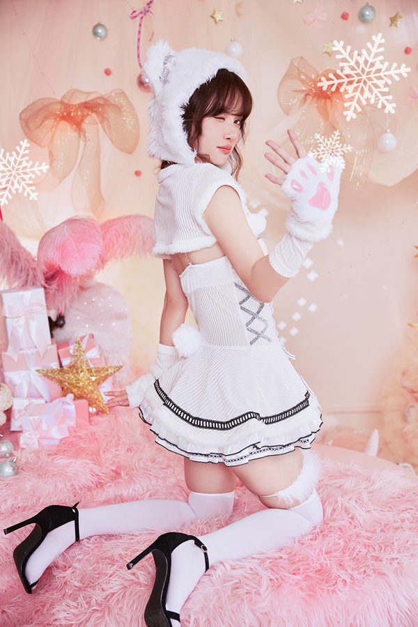 【1~3営業日で発送】リブ&ベアサンタ《クリスマスコスプレ8点セット》【Malymoon/マリームーン】【9756】