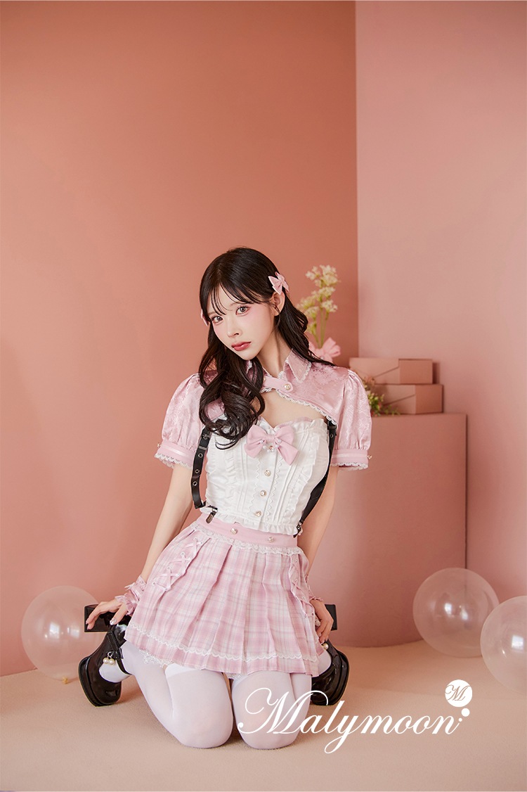 【即日発送】チャイナシルエットキャンディパール制服《オリジナルコスプレ10点セット》【Malymoon/マリームーン】【10245】