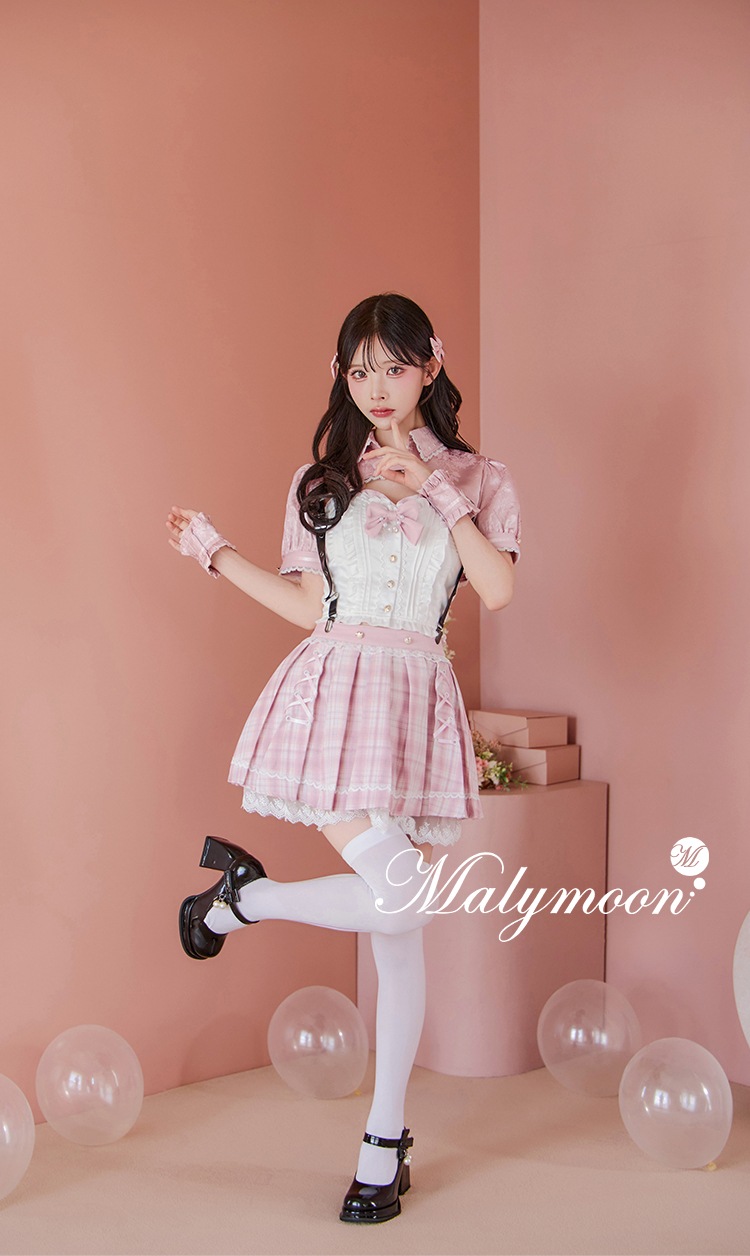 【即日発送】チャイナシルエットキャンディパール制服《オリジナルコスプレ10点セット》【Malymoon/マリームーン】【10245】