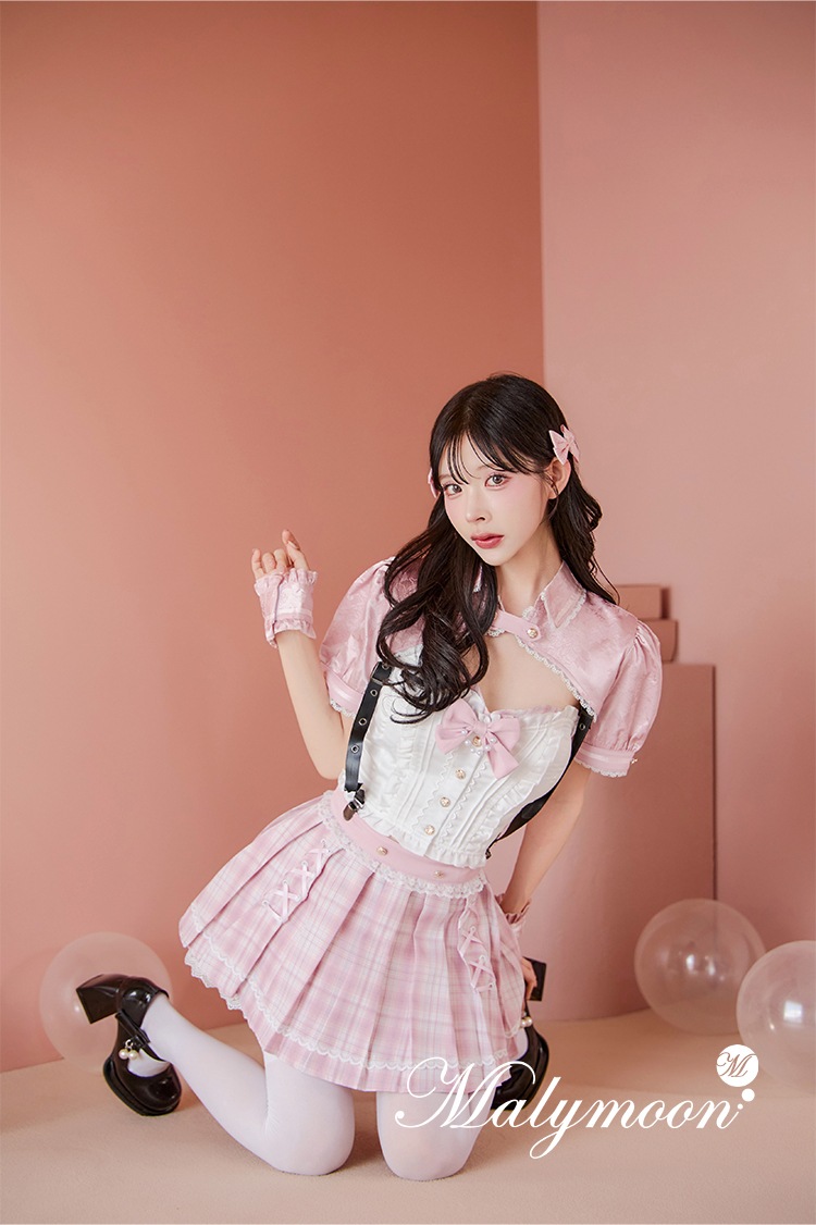【即日発送】チャイナシルエットキャンディパール制服《オリジナルコスプレ10点セット》【Malymoon/マリームーン】【10245】