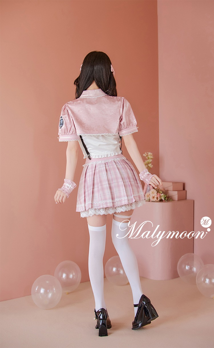 【即日発送】チャイナシルエットキャンディパール制服《オリジナルコスプレ10点セット》【Malymoon/マリームーン】【10245】