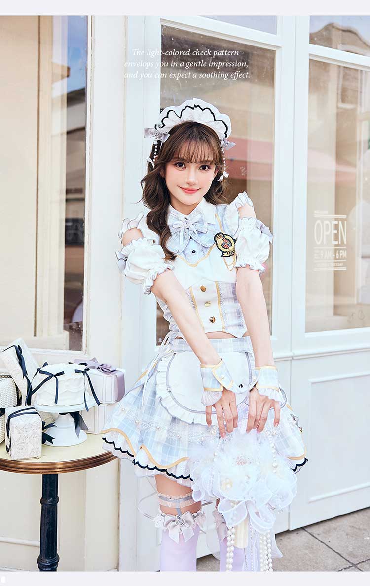 予約-2月中旬頃より順次発送予定】アイドルチュールチェックメイド