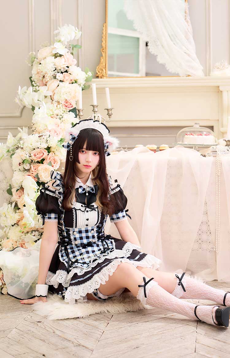 一部予約】【きゅるりんってしてみて着用】ラブポップギンガムキティ