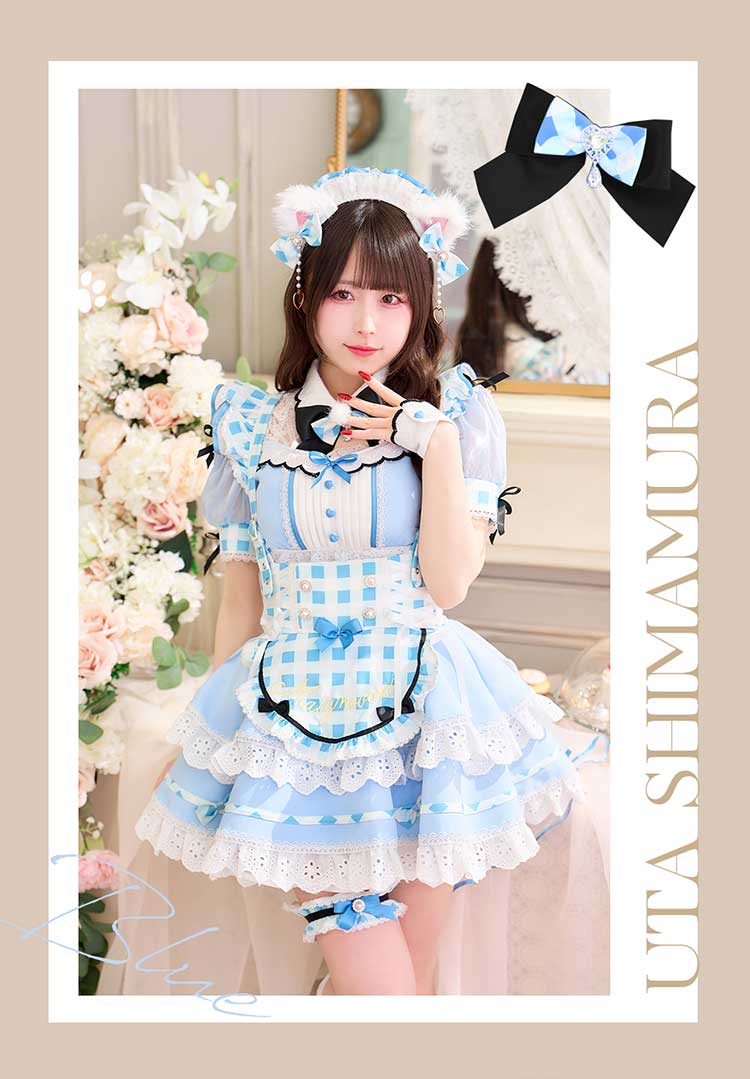 一部予約】【きゅるりんってしてみて着用】ラブポップギンガムキティ