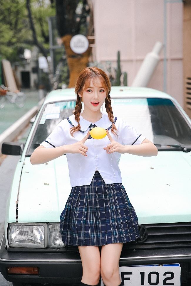 【odr】JK制服/半袖セーラー服女子高生《ハロウィンコスプレ3点セット》【Malymoon/マリームーン】【odr6753】