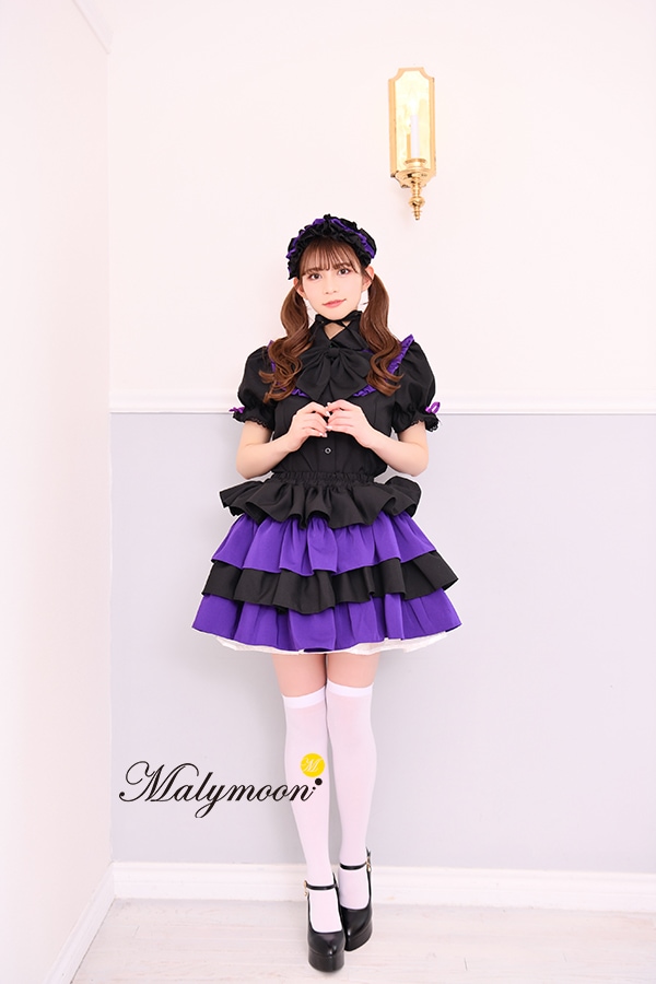 【レビュー投稿で白ニーハイプレゼント】【odr】完全受注オーダー高級メイド服《かわいいコスプレ4点セット》【odrm8173】