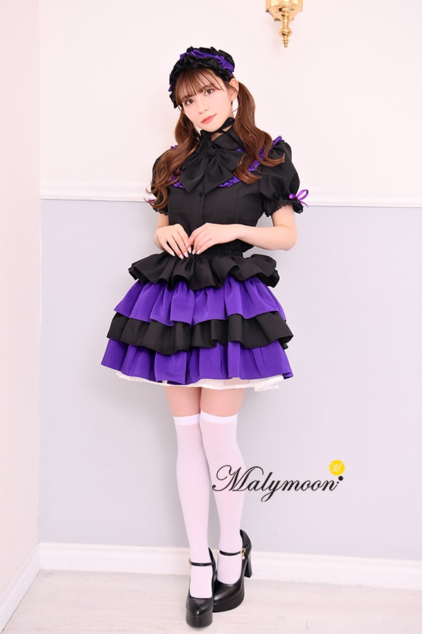 【取り寄せ】【レビュー投稿で白ニーハイプレゼント】完全受注オーダー高級メイド服《かわいいコスプレ4点セット》【odrm8173】