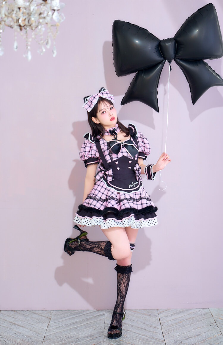 即日発送】ピンクメアドールキャット《ハロウィンコスプレ11点セット