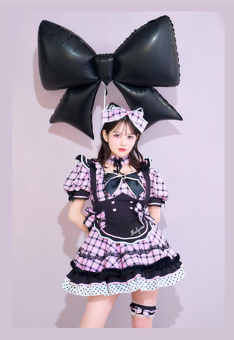 即日発送】ピンクメアドールキャット《ハロウィンコスプレ11点セット