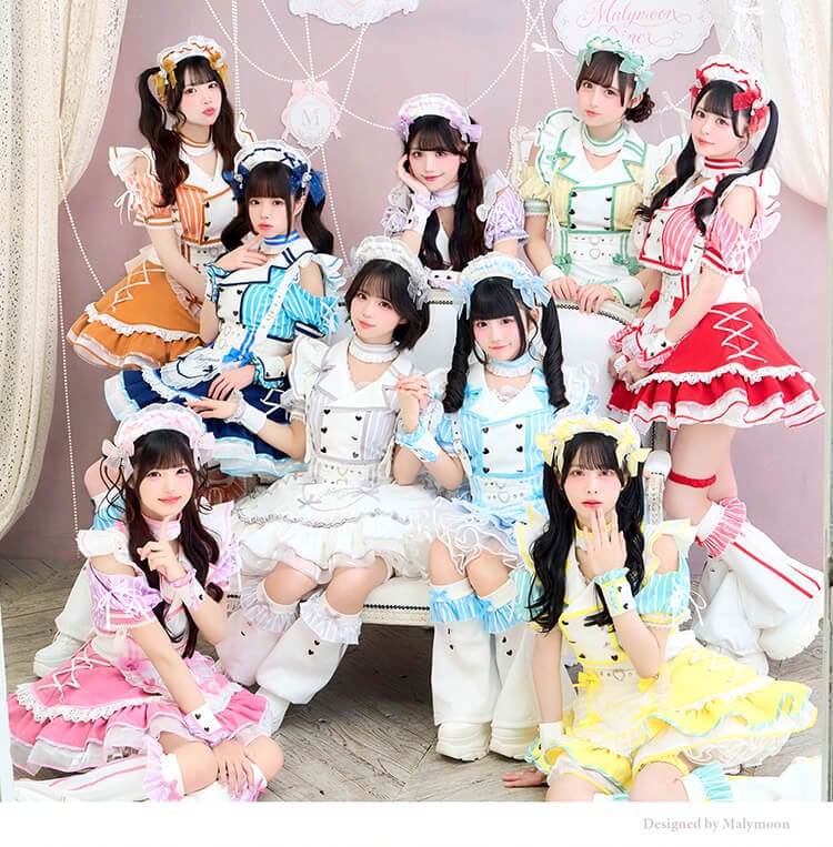 【予約-10月上旬頃より順次発送予定】【iLiFE!×Malymoonスペシャルコラボ】ラブポップダイナー《ハロウィンコスプレ8点セット》【Malymoon/マリームーン】【CS26096】