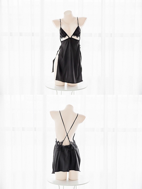 ブラックランジェリー かわいいコスプレ2点セット Seventy Three 2612 ランジェリーコスチューム Lingerie Costume Seventy Three Malymoon マリームーン オフィシャルウェブストア