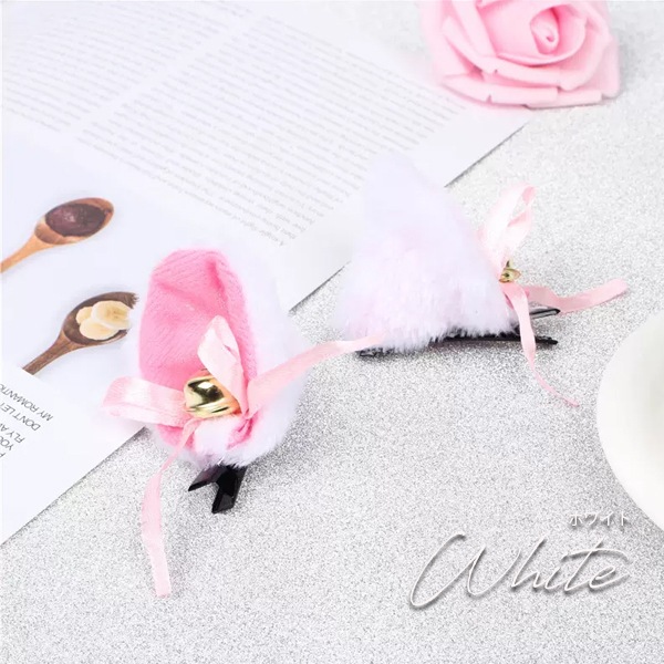 【取り寄せ】けもみみヘアクリップ2カラー《可愛いコスプレ小物》【Malymoon/マリームーン】【odr8023-2】