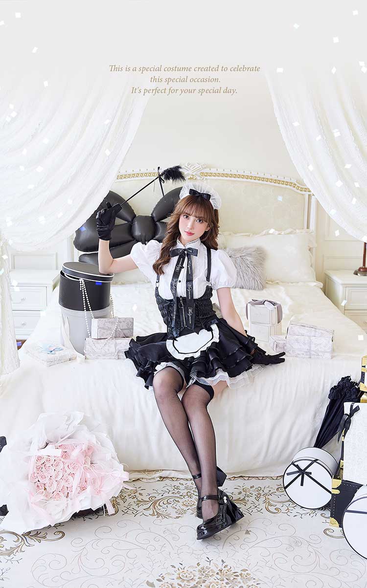 Malymoon マリームーン ダークエンブレムロマンティックメイド 即日発送】ダークエンブレムロマンティックメイド《オリジナルコスプレ