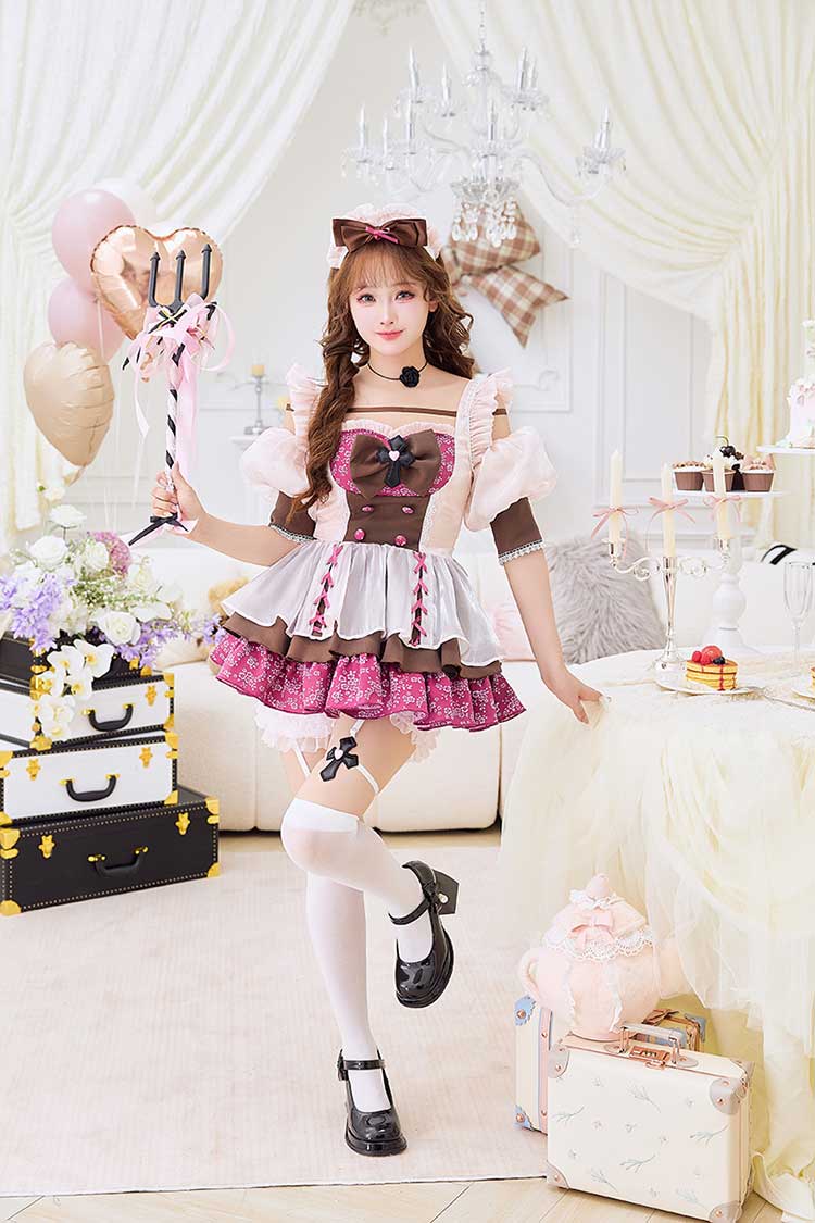 【即日発送】アンティークブルームメイド《オリジナルコスプレ9点セット》【Malymoon/マリームーン】【CS25203】