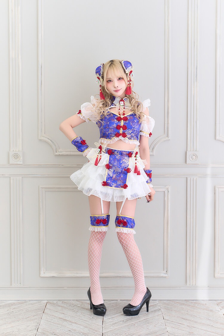 【予約-7月中旬頃より順次発送予定】花詩シフォンチャイナ《ハロウィンコスプレ9点セット》【Malymoon/マリームーン】【CS26030】