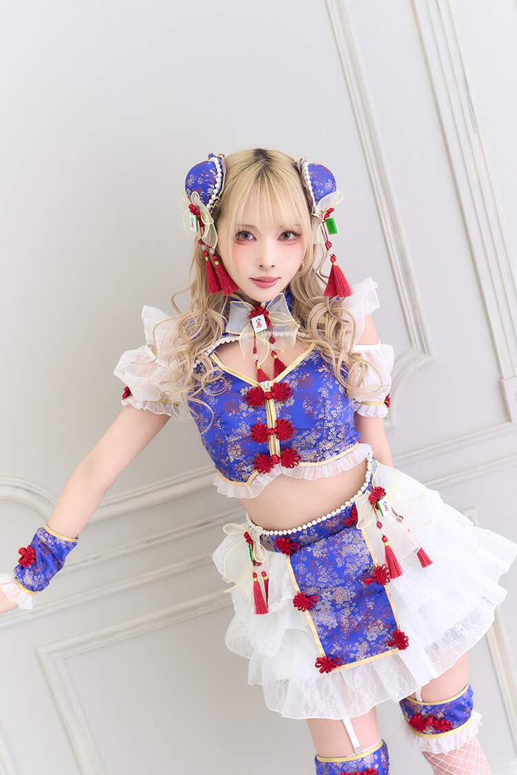 【予約-7月中旬頃より順次発送予定】花詩シフォンチャイナ《ハロウィンコスプレ9点セット》【Malymoon/マリームーン】【CS26030】