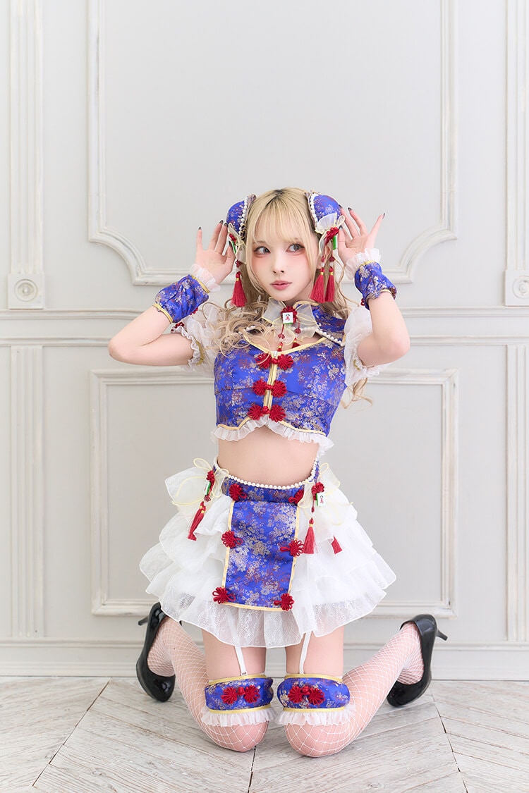 【予約-7月中旬頃より順次発送予定】花詩シフォンチャイナ《ハロウィンコスプレ9点セット》【Malymoon/マリームーン】【CS26030】