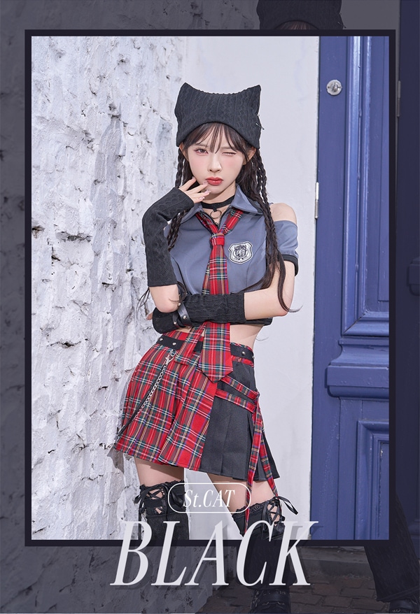 即日発送】ガールクラッシュロックキャット制服《オリジナルコスプレ7 